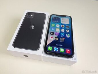 APPLE IPHONE 11 128GB Black,ZDRAVIE BATERKY 100%