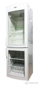 Presklená chladnička WHIRLPOOL 320 litrov