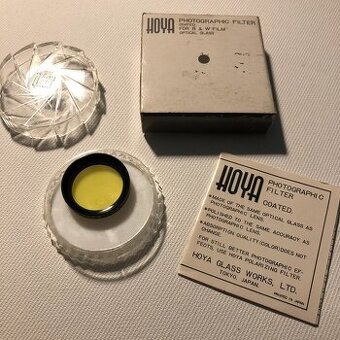 Hoya 24mm žlty filter