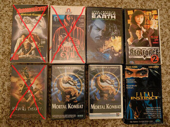 Nemecký dabing - VHS videokazety originálne