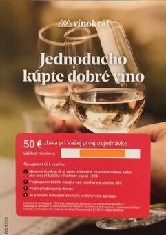 50 eur voucher zlava na víno
