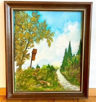 Starý obraz, olejomalba