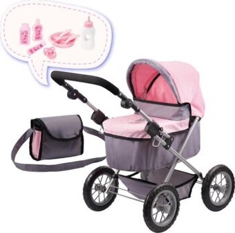 Módny kočík pre bábiky -nový