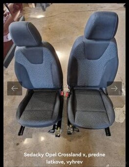 Sedacky Opel Crossland x predne