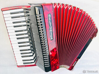 Nový akordeón BELTUNICA VIVALDI 80 basový- krásny zvuk, ľahu