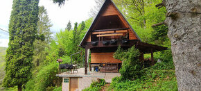 Chata v krásnom lesnom prostredí na Ružíne.