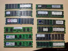 Staršie pamäte RAM DDR2, DDR? ... 512MB, 256MB, 64MB