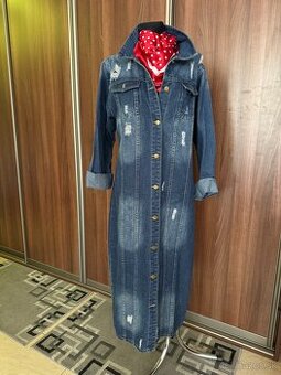 Riflový kabát Jeans