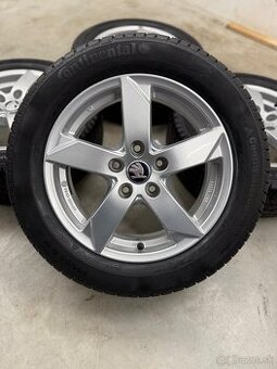 Zimná sada 5x112 R16 , 205/55/16 Octavia, Golf, Passat