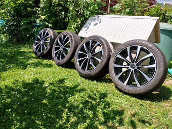 Hliníkové alu disky MAK 5x112 s novými letnými pneu