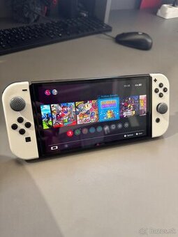 nintendo switch oled + mario kart 8