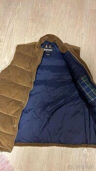 Barbour pánska prešívaná menčestrová vesta