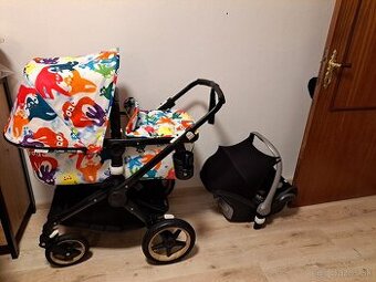 BUGABOO FOX BAS KOSTERS/BLACK MELANGE