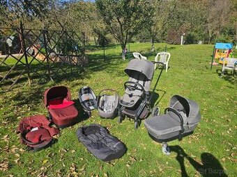 Cybex Priam 3v1 – TOP stav, veľa doplnkov
