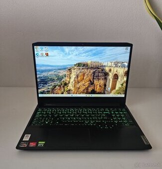 Herný notebook Lenovo Ryzen 5 RTX 3050 RAM 16 GB 120hz