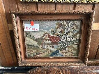 Obrazy maľovane aj vyšivane