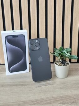 Apple iPhone 15 Pro Max 256GB Black Titanium | ZÁNOVNÝ