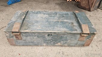Vojenska drevena krabica bedňa 1.