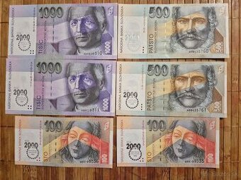 Predám bankovky - edícia 2000