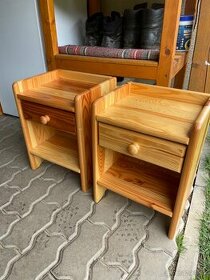 Predám drevené nočné stolíky - 1