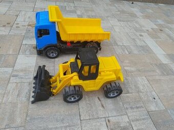 Nákladné auto + bager - predaj spolu