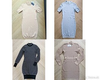 NOVE Guess monogram prechodne, zimne saty XS - L