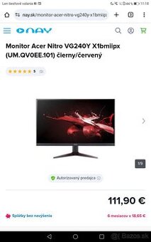 Monitor acer nitro VG240Y - 1