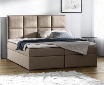 Kontinentálna boxspring posteľ SERENA - 200x200 cm
