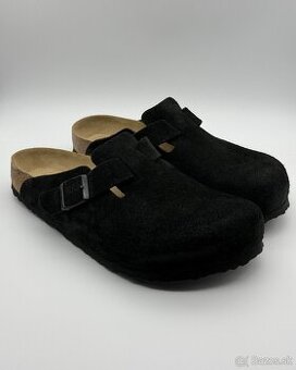 Nové Birkenstock Boston veľ. 45 / 29cm - Black Suede