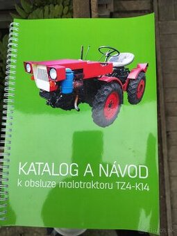 predám knihu návod a katalog ND TZ4-K14