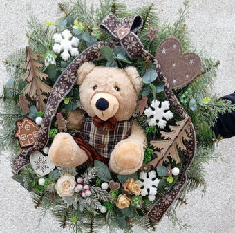 Zimny venček na dvere