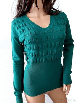 Pulóver S/M zelený