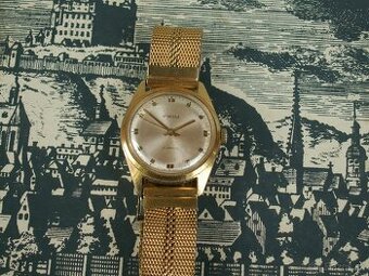 Hodinky Prim pozlátené. ,