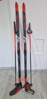 Bežky Rossignol, palice, obuv na bežky