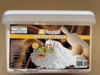 Nerozbalený práškový trstinový cukor 2,5kg