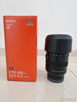 Objektív Sony E 70-350 f/4.5-6.3 G OSS