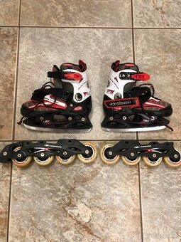 Detské korčule 2 v 1