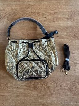 zlato cierna kabelka NOVA