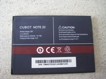 ♦️ CUBOT = Note 20 = batéria ♦️