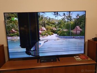 TCL 75C735 poškodená obrazovka