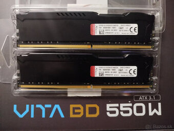 DDR4 8GB /2x 4GB/ 2133Hz Kingston HyperX