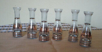 Predám retro set kalíškov na alkohol, 6ks