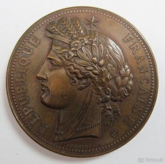 stará medaila EXPOSITION UNIVERSELLE PARIS 1878