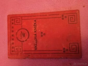 Retro vkladná knižka r.1931-1945