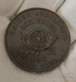 AE Strelecká Medaila FJ I. - Berg Isel 1898 - 1