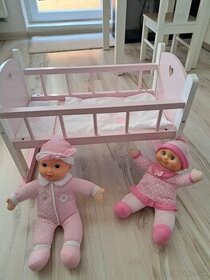 Kolíska pre bábiky a nákupný košík