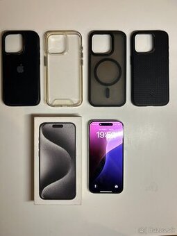 iPhone 15 Pro 128GB 98% Baterka