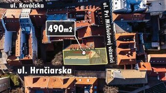 PREDAJ:budova s projektom a stav. povol., Hrnčiarska, Košice