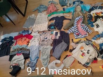 Chlapčenské oblečenie 9-12 mesiacov