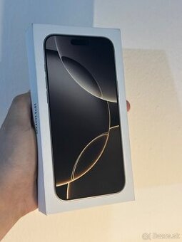Dobrý deň Ponúkam na predaj iPhone 16 Pro MAX 256GB Natural
